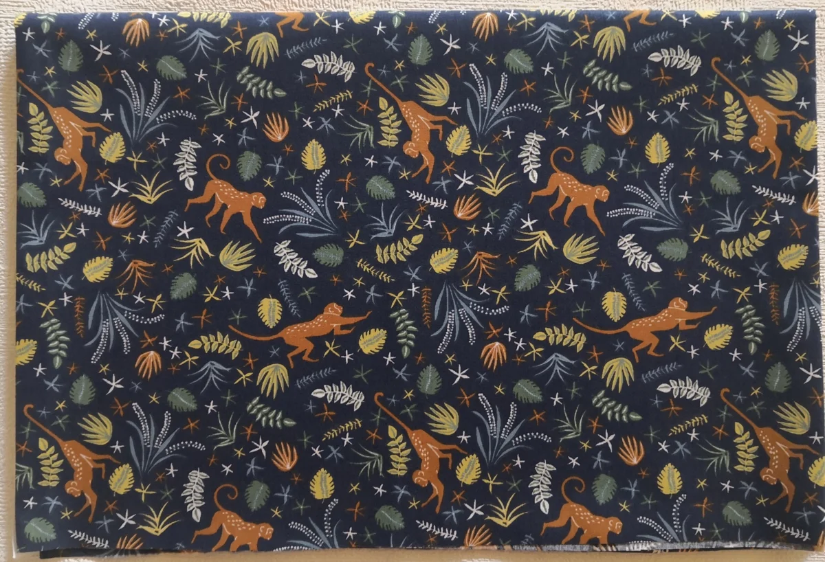 Coupon de tissu imprimé 50x75 cm (7), 100% Coton
