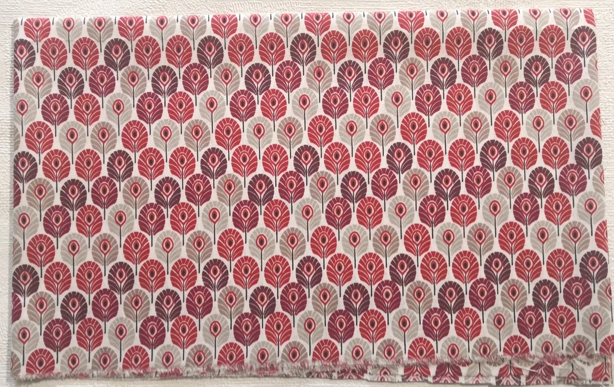 Coupon de tissu imprimé 50x75 cm (3), 100% Coton