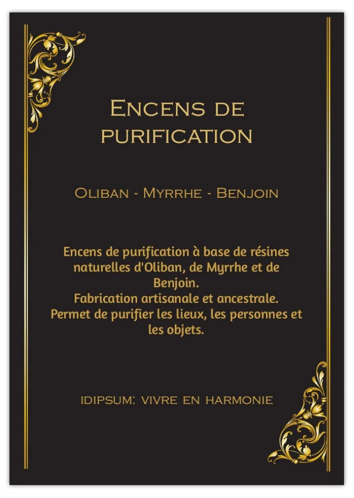 encens de purification