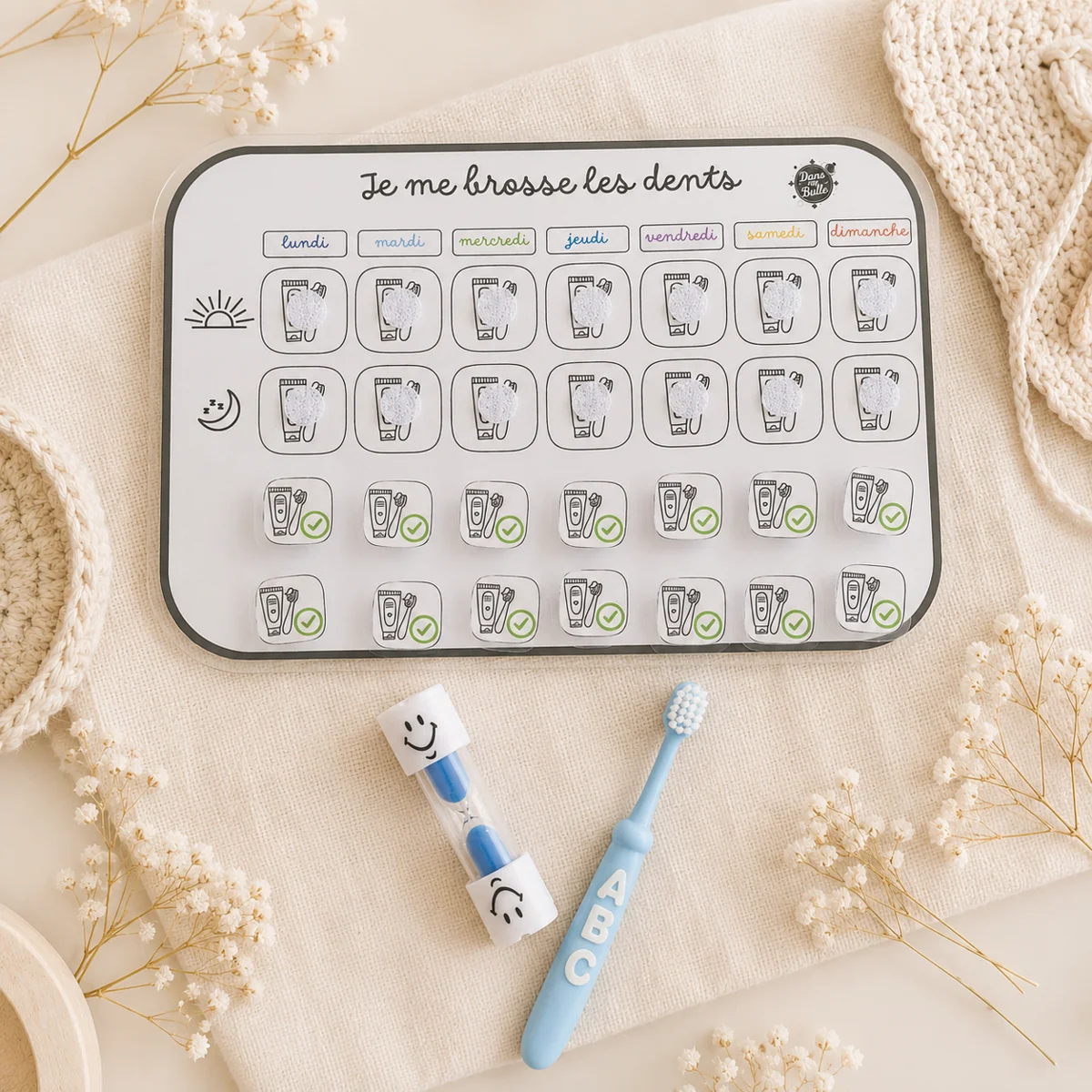 Routine brossage de dent