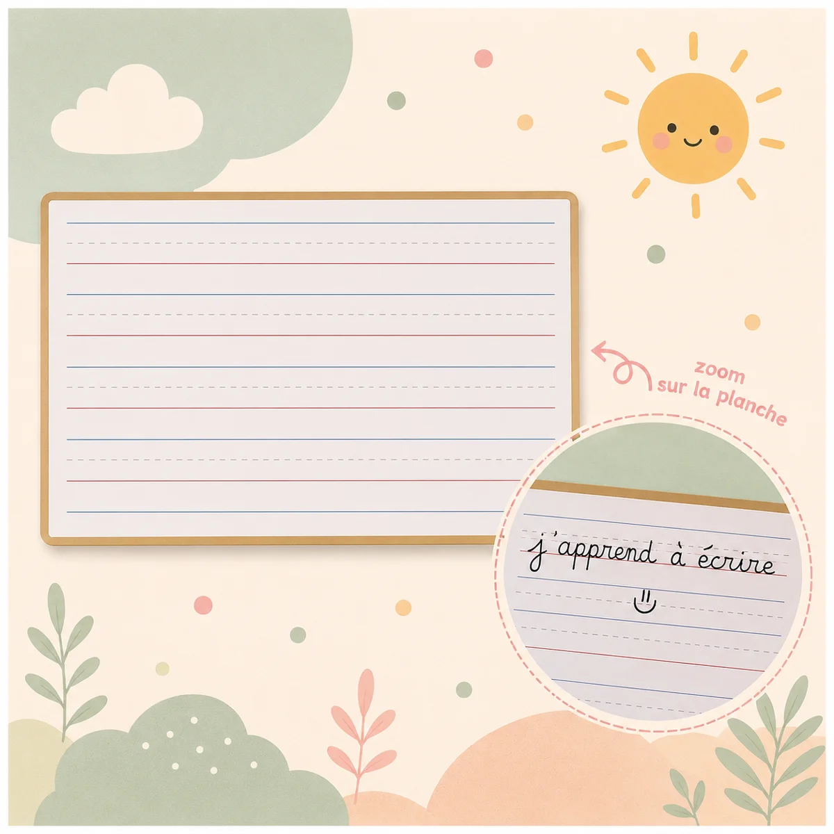 planche d'écriture