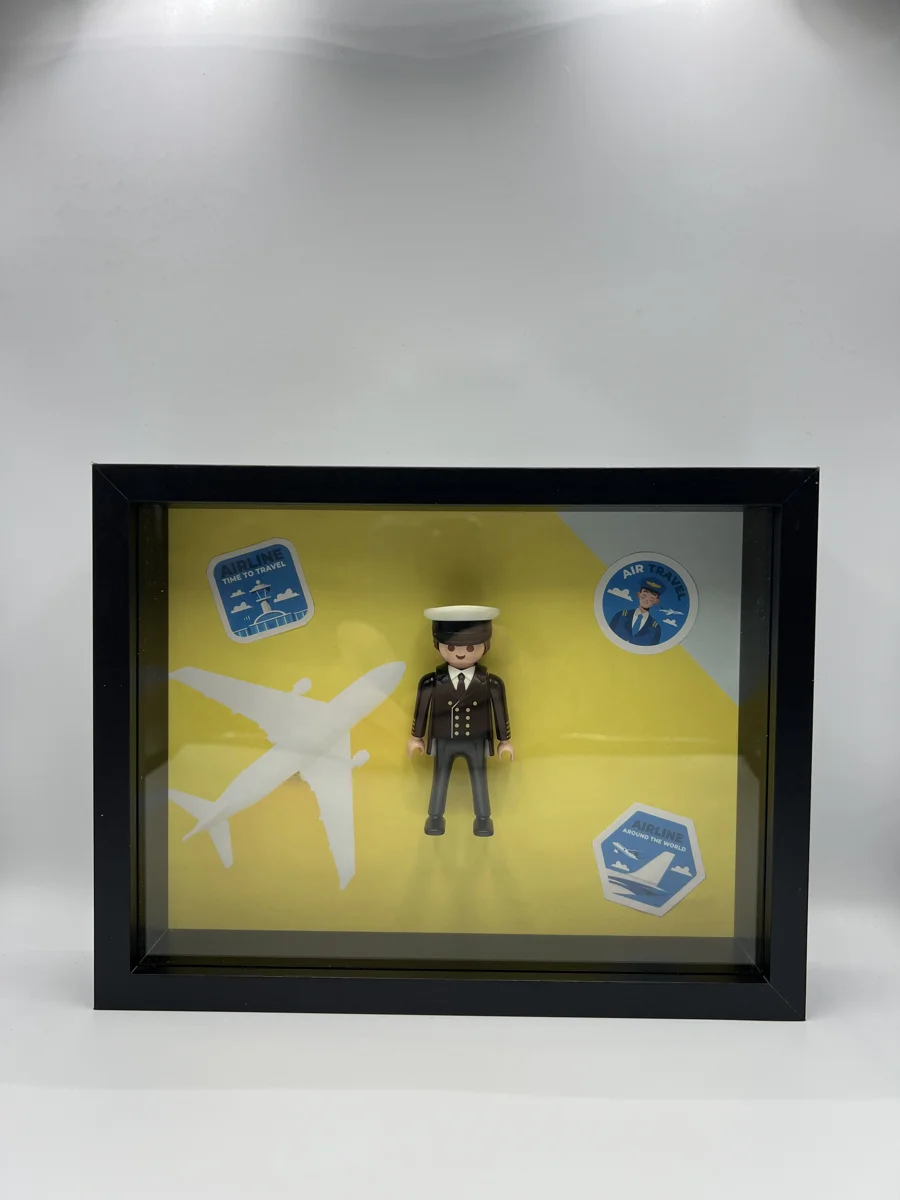 Cadre Déco Passion "Pilote de ligne"