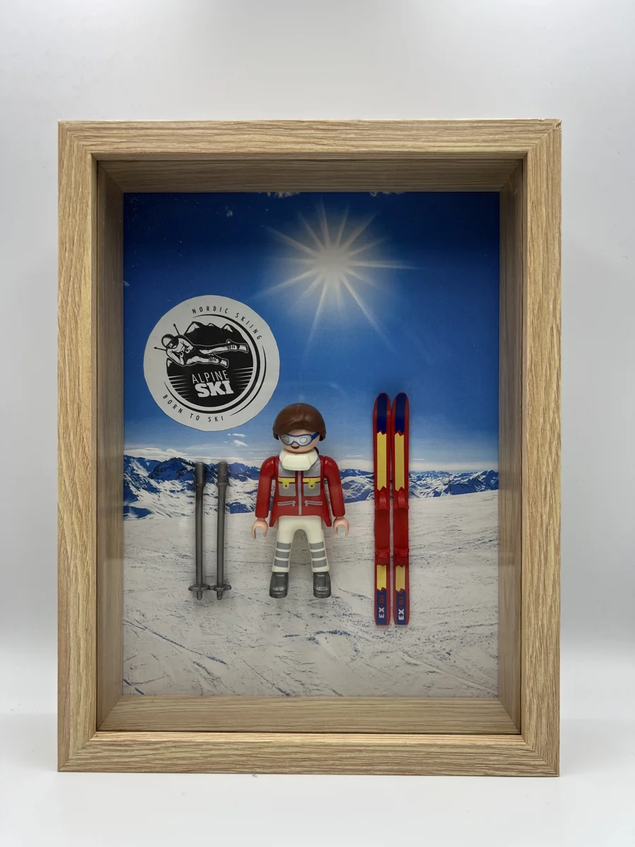 Cadre Déco Passion "Ski"
