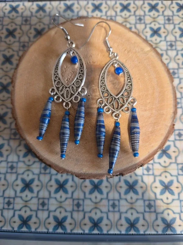 Boucles d'oreilles "Majorette"