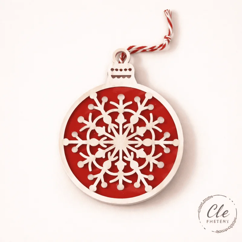 Boule de Noël flocon
