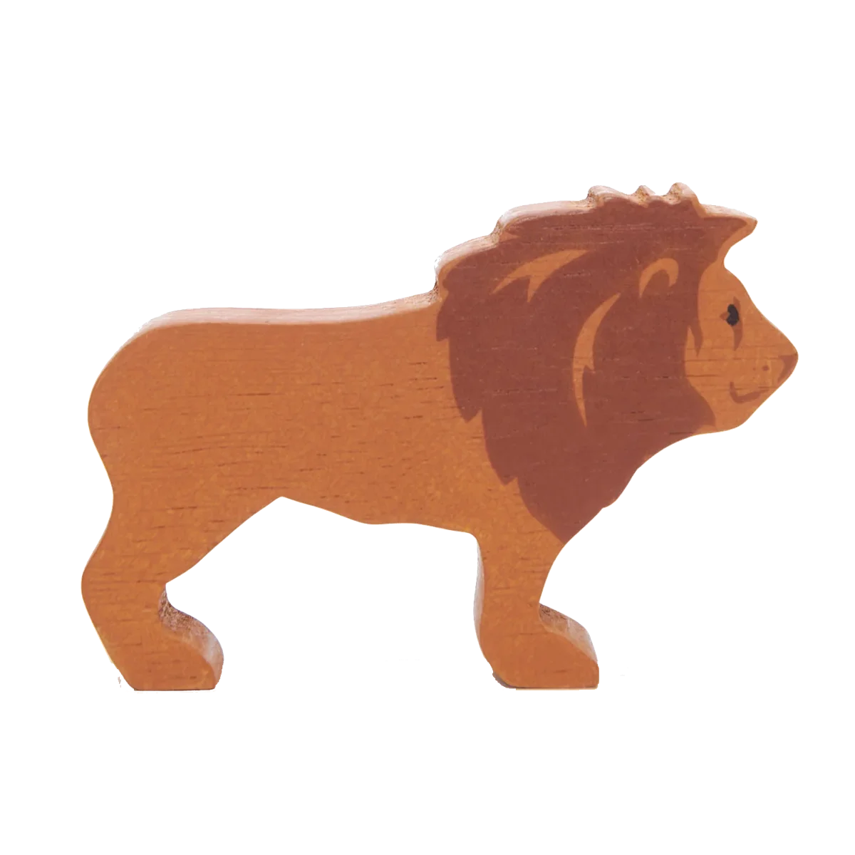 Figurine Lion en bois - Tender Leaf