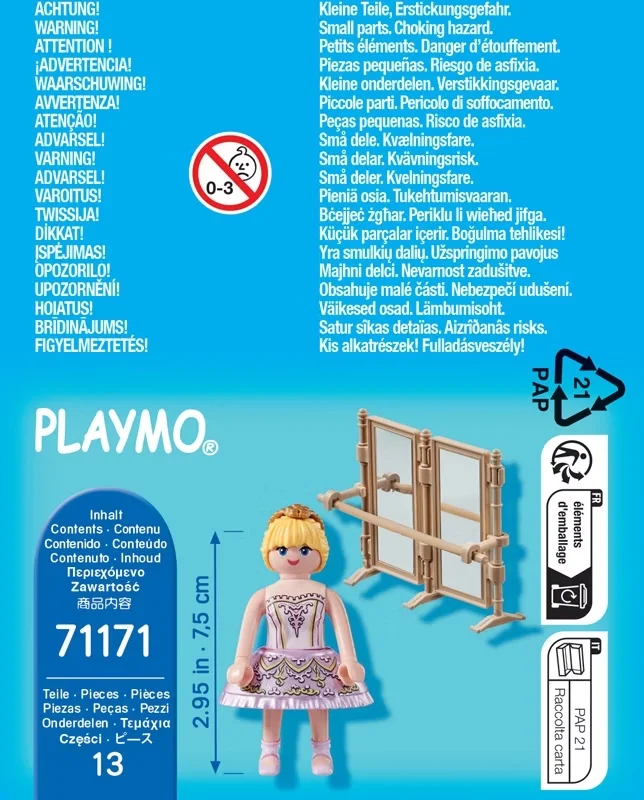 Arrière boîte danseuse classique Playmobil