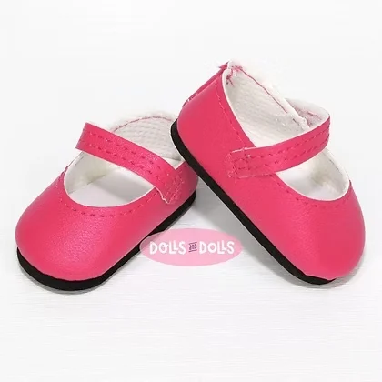 Chaussures pour poupées Amigas Magenta Velcro - Paola Reina