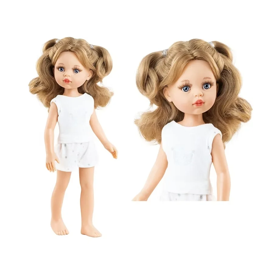 Poupée Carla cheveux courts Amiga Pijama 32cm - Paola Reina