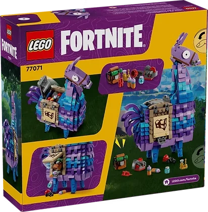 Dos boîte Lego LAMA RAVITAILLEMENT FORTNITE