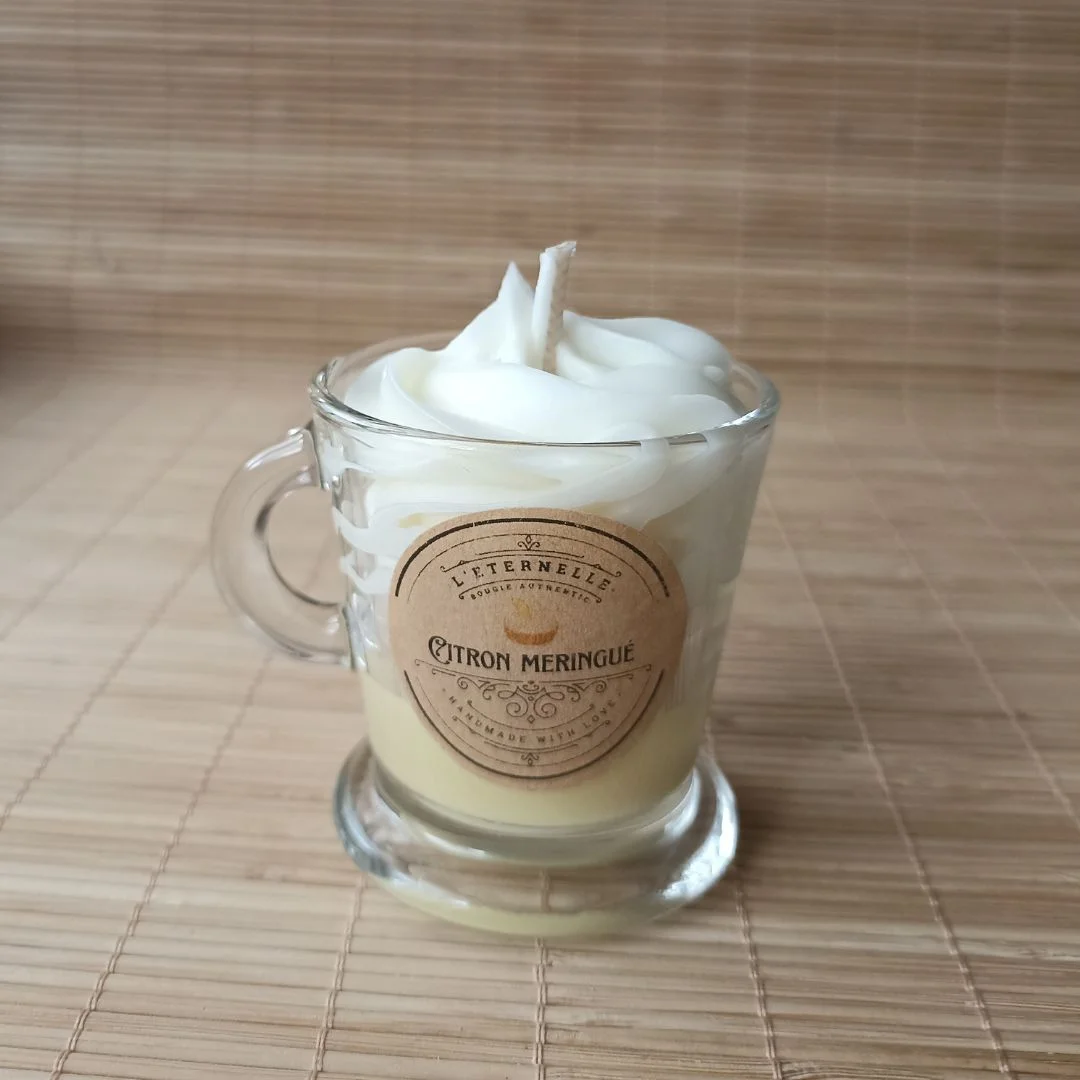 Collection GOURMANDE - mini tasse 75gr - CITRON MERINGUE