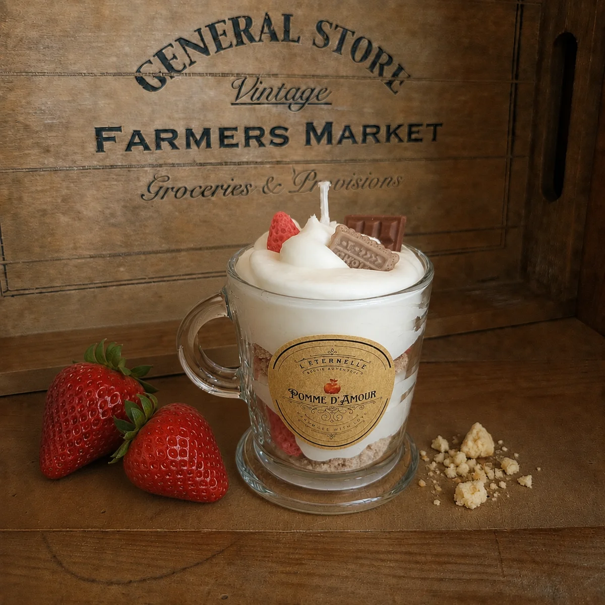 Collection GOURMANDE - mini tasse - FRUITS ROUGES