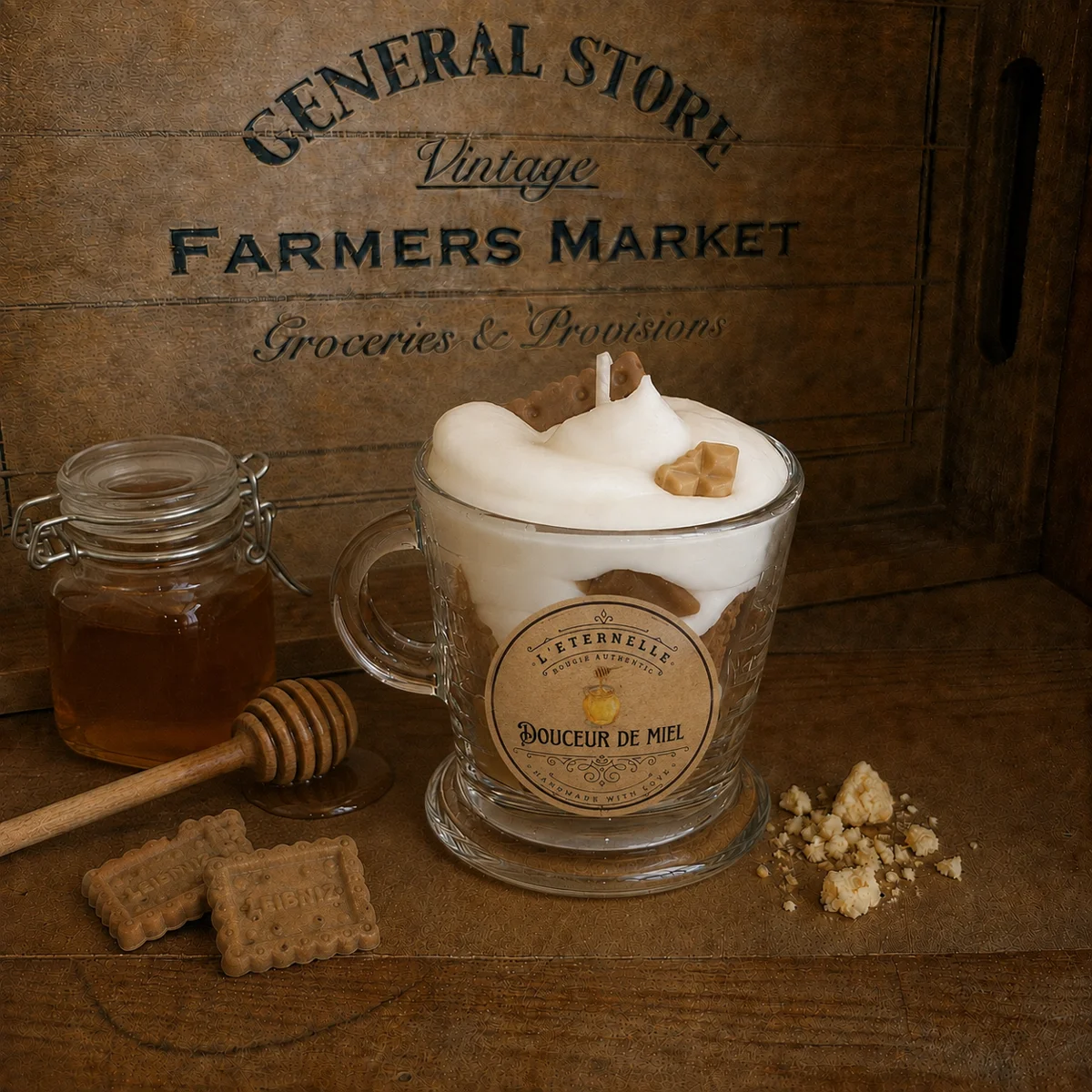 Collection GOURMANDE - mini tasse - DOUCEUR DE MIEL