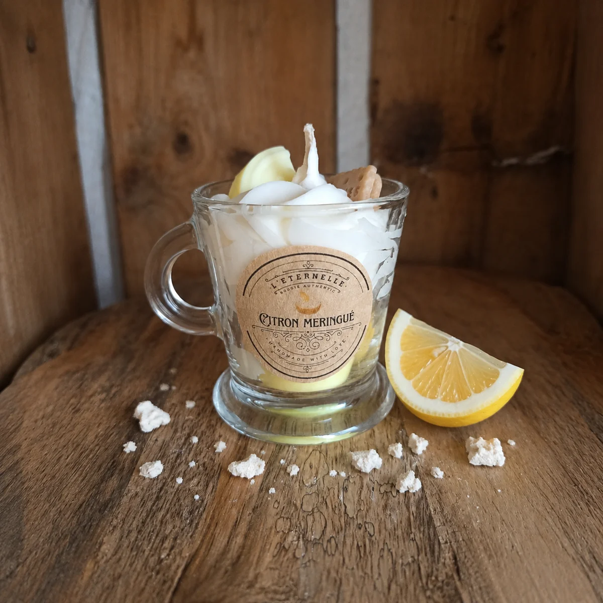 Collection GOURMANDE - mini tasse 75gr - CITRON MERINGUE