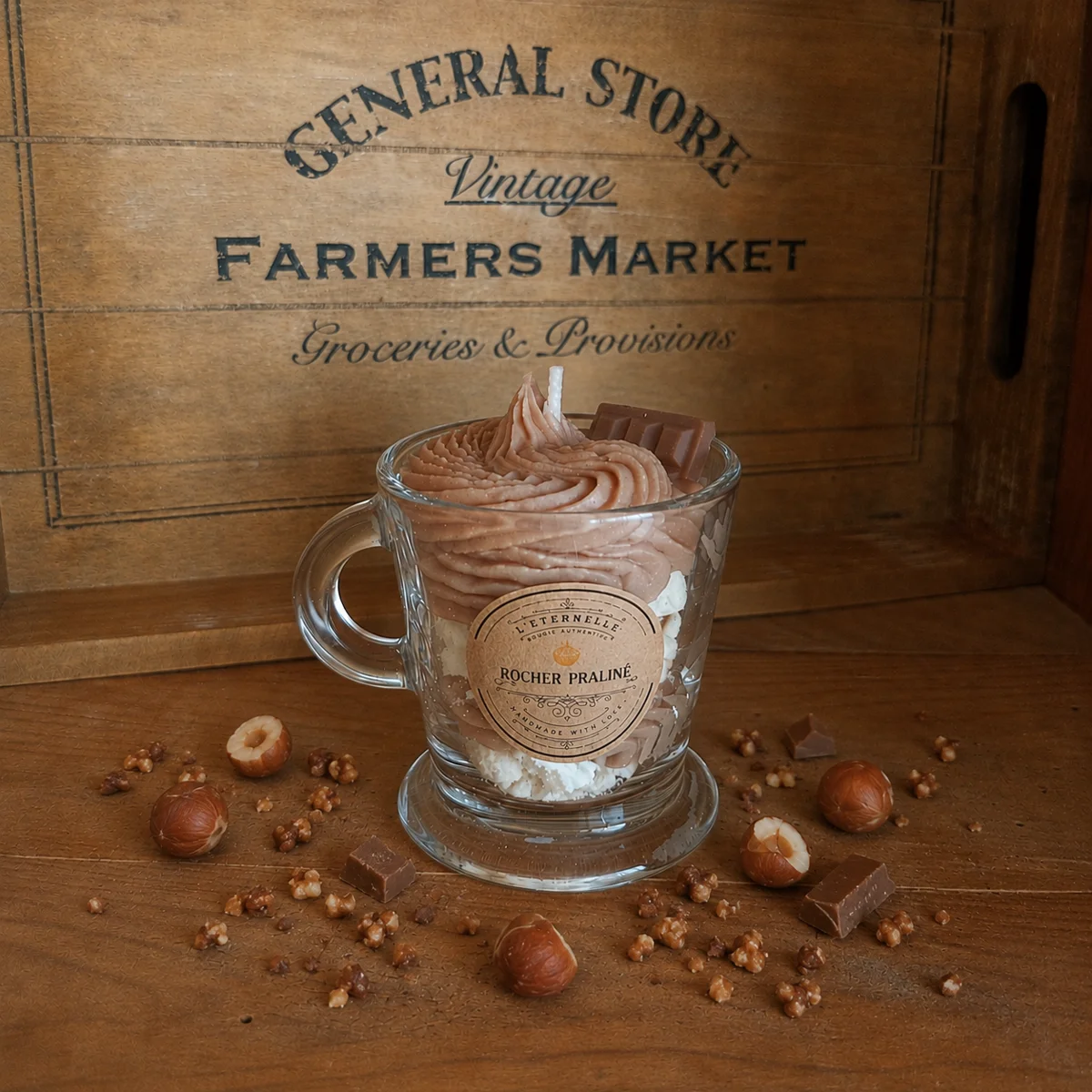 Collection GOURMANDE - mini tasse - ROCHER PRALINE