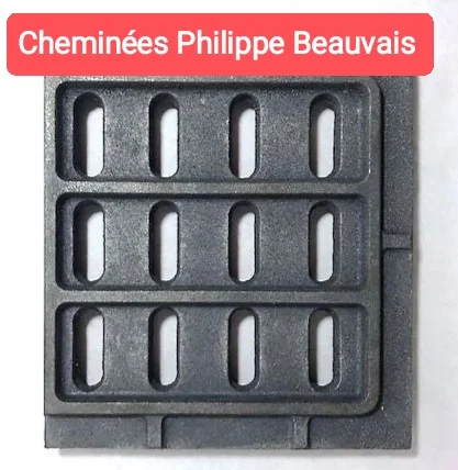 Demi-grille foyère pour insert PHILIPPE 600 ancien modèle
