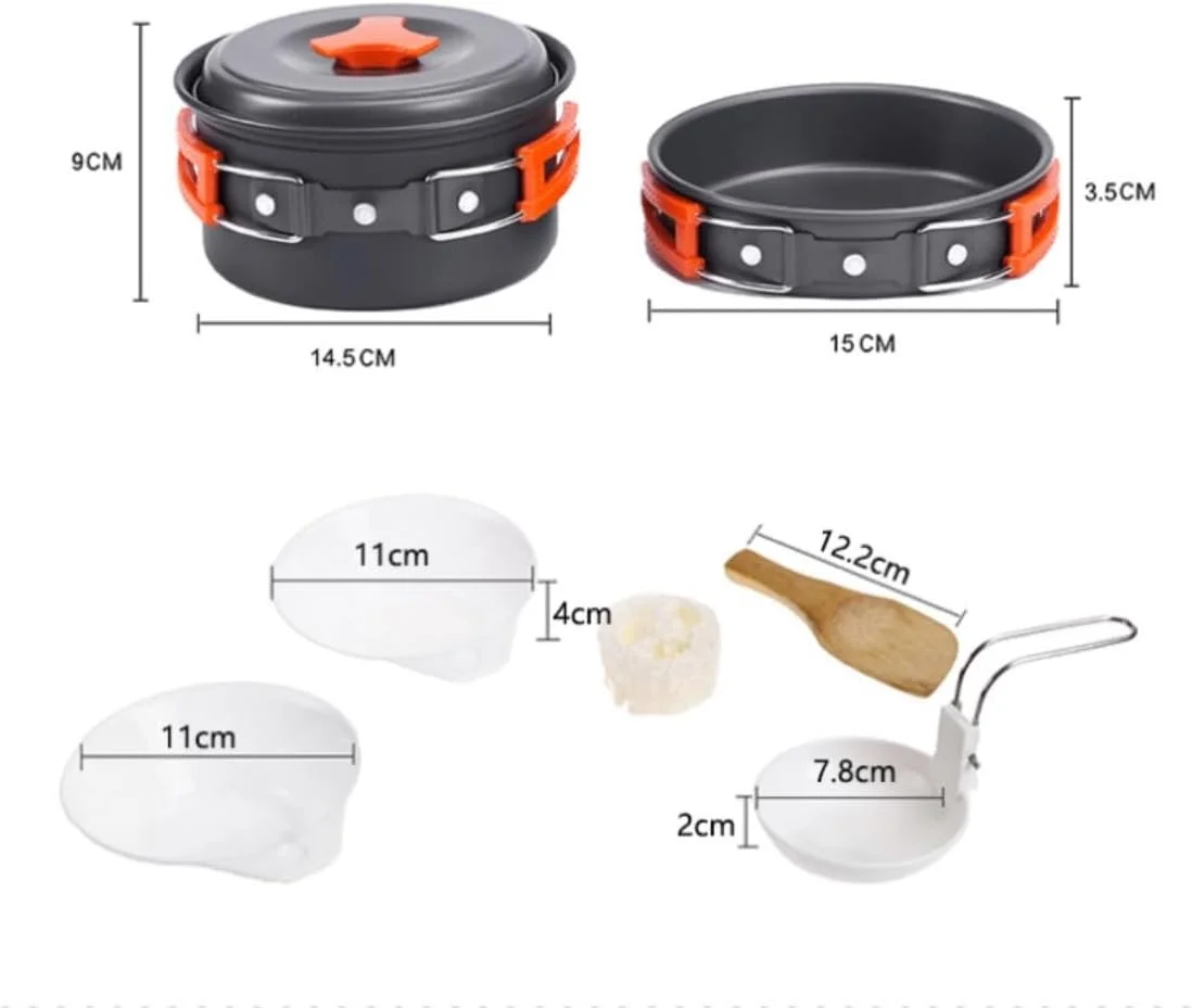 Ensemble De Cuisine Portable Camping Randonnée Pique-Nique
