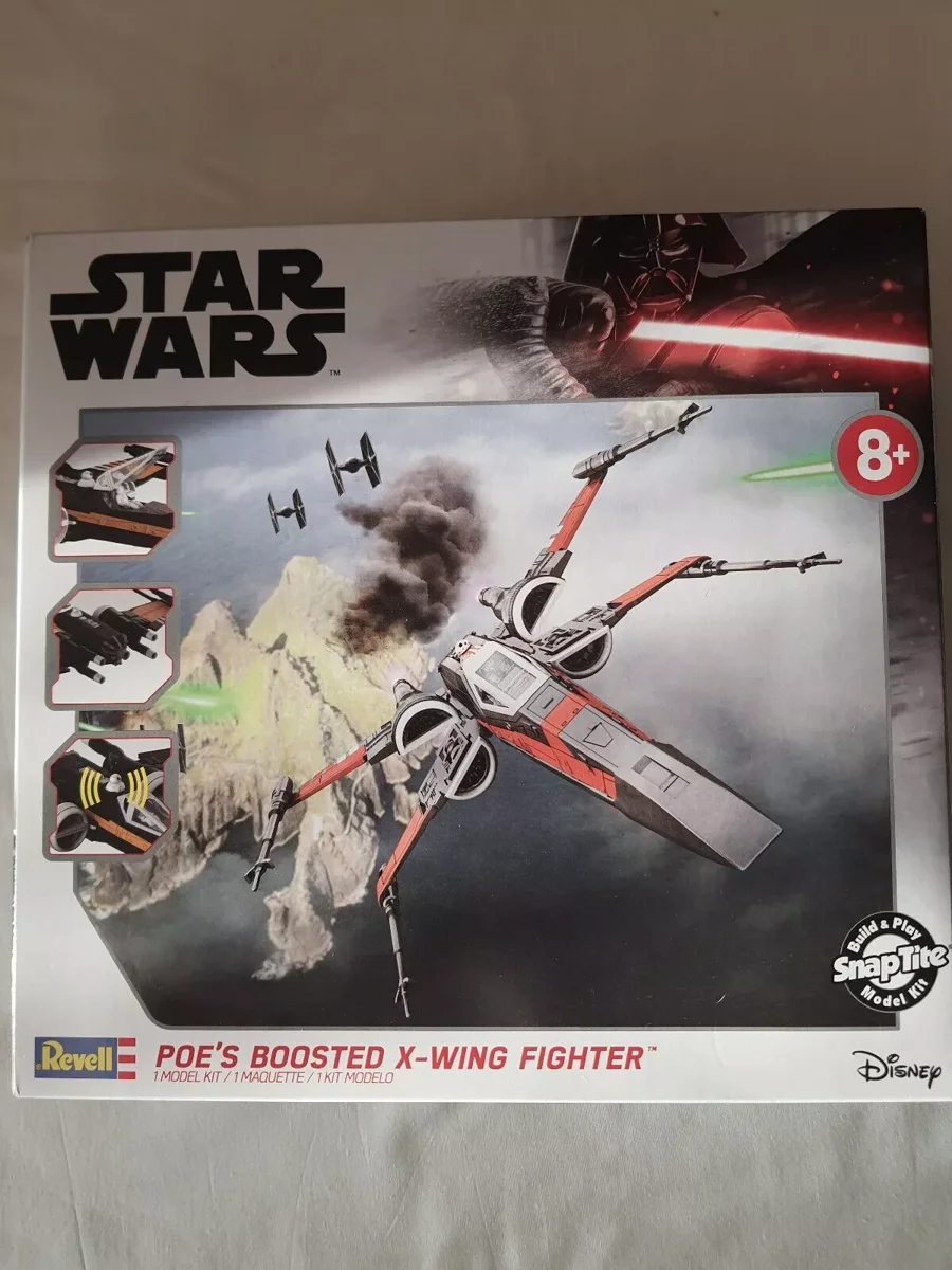 Revell star war poe's boosted x-wing fighter