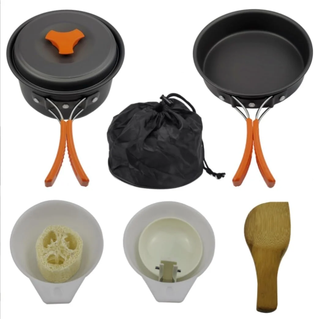 Ensemble De Cuisine Portable Camping Randonnée Pique-Nique - photo 2 - broc-land