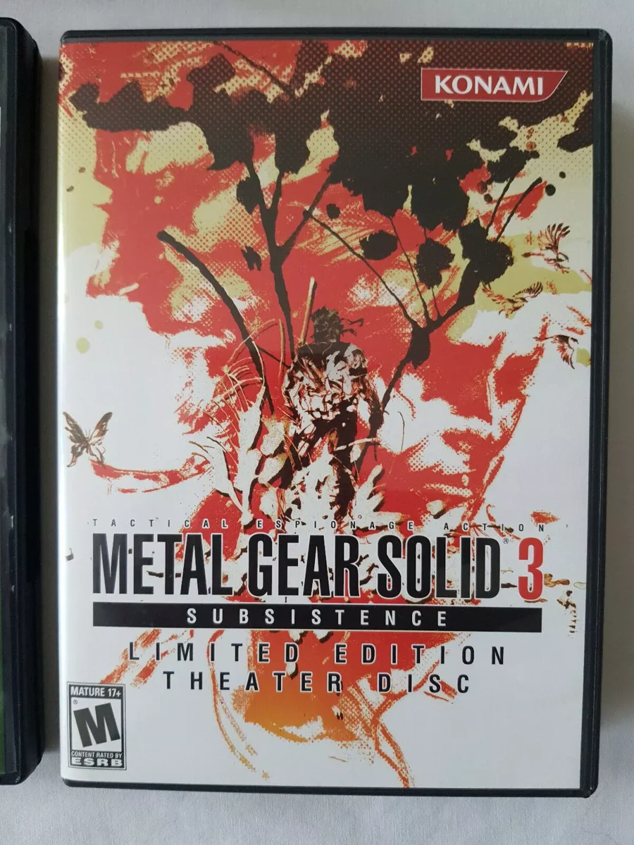 Metal gear solid 3 subsistence edition limitee ps2 + Guide Officiel Konami - photo 2 - broc-land