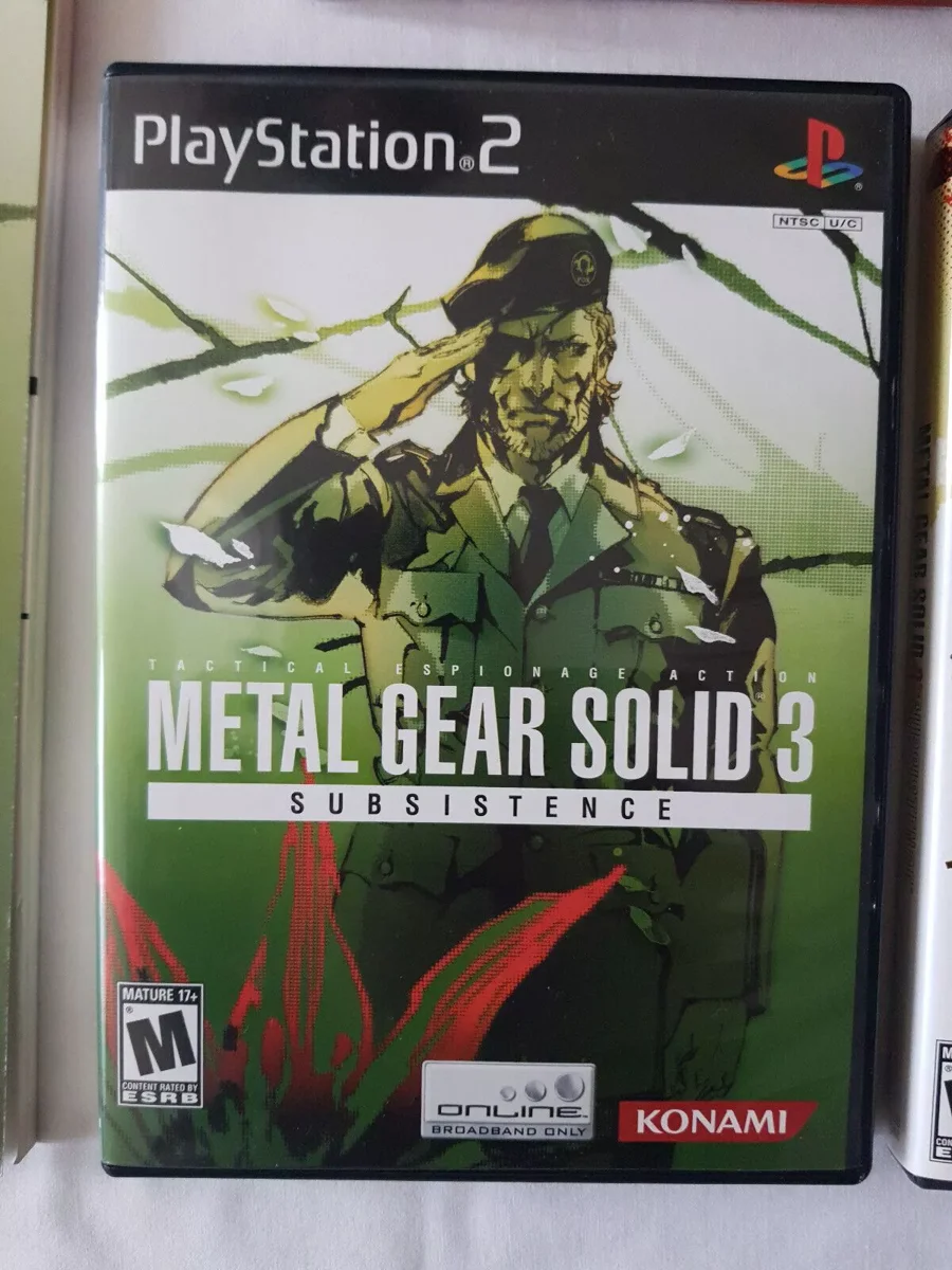 Metal gear solid 3 subsistence edition limitee ps2 + Guide Officiel Konami - photo 3 - broc-land
