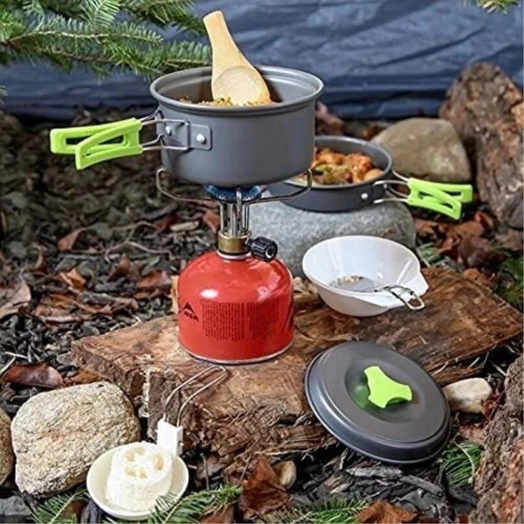 Ensemble De Cuisine Portable Camping Randonnée Pique-Nique - photo 3 - broc-land