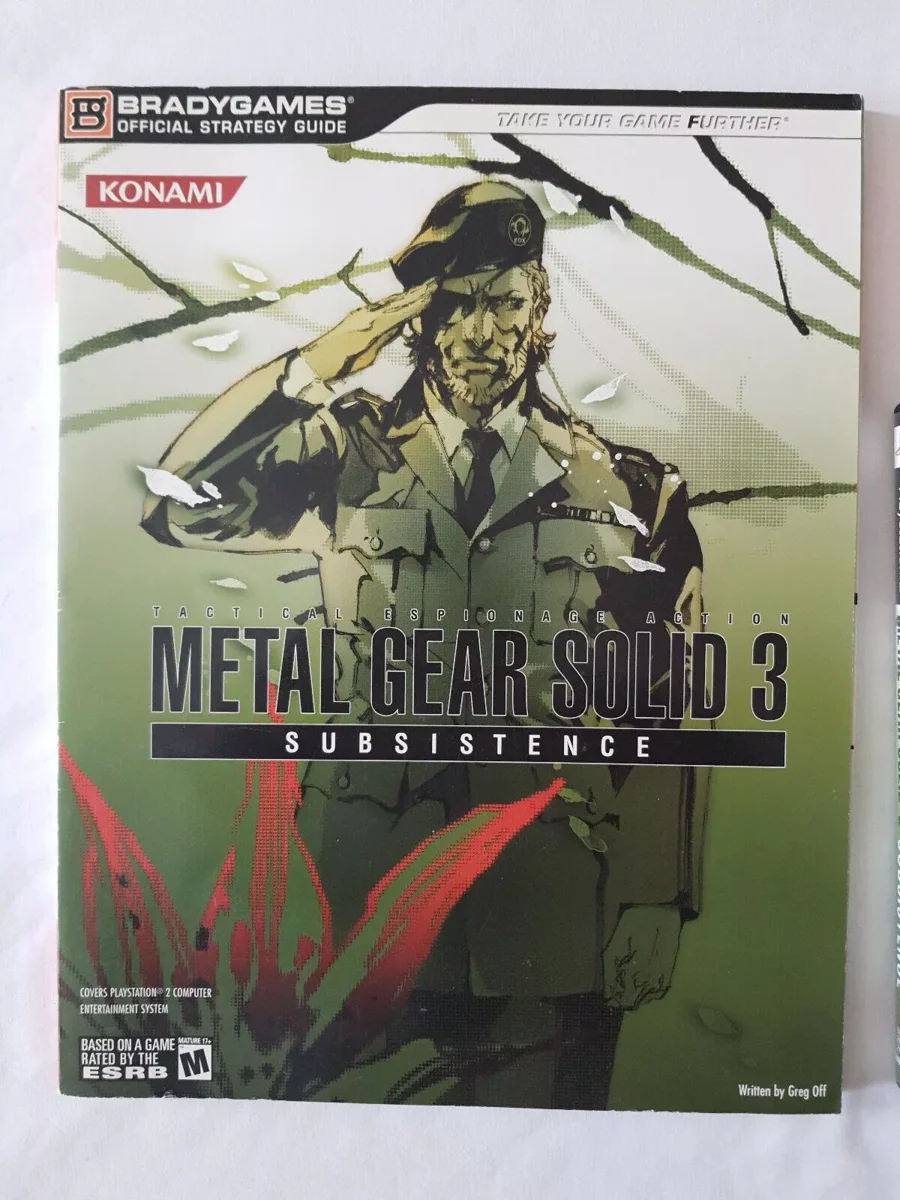 Metal gear solid 3 subsistence edition limitee ps2 + Guide Officiel Konami - photo 5 - broc-land