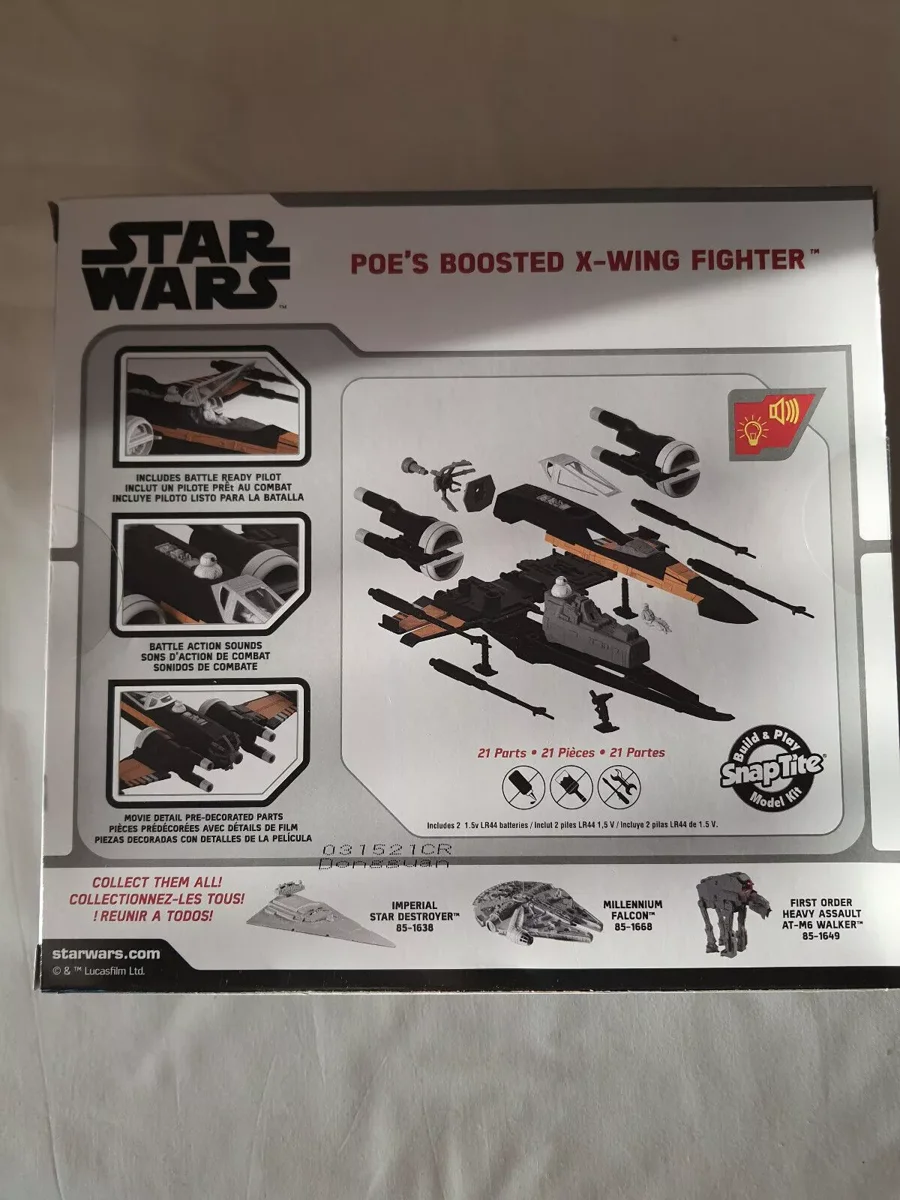 Revell star war poe's boosted x-wing fighter - photo 5 - broc-land