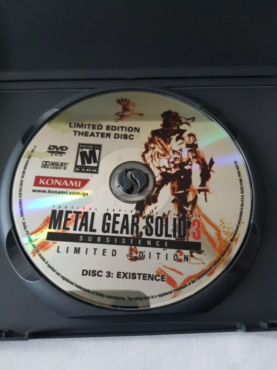 Metal gear solid 3 subsistence edition limitee ps2 + Guide Officiel Konami - photo 9 - broc-land