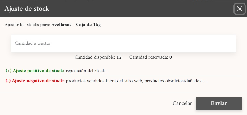 Gestión de inventario